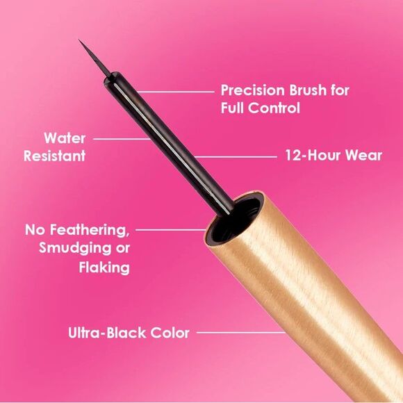 Grande Cosmetics Grandeliner Liquid Eyeliner with Lash Enhancing Serum - Picture 3 of 3